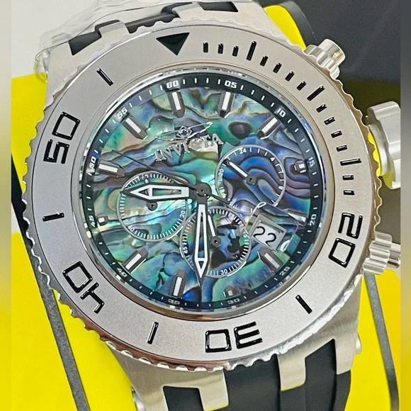 *SOLD* New Invicta Subaqua Men’s Watch with Abalone Dial 52mm - Picture 8 of 11